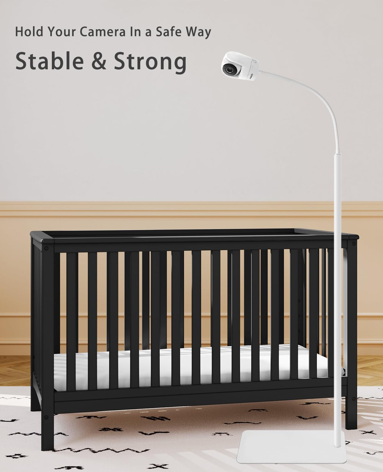 VIKOBESS stable base design supports secure placement in busy nurseries.