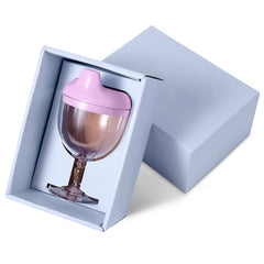 VIKROM spill-proof Christmas baby wine sippy cup keeps drinks tidy for toddlers.