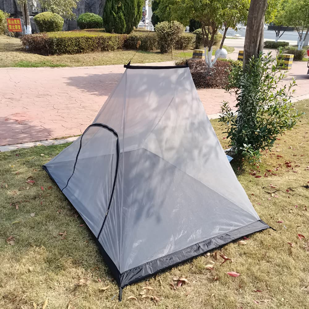 Vilemoon mosquito net over camping bed for insect-free sleep outdoors