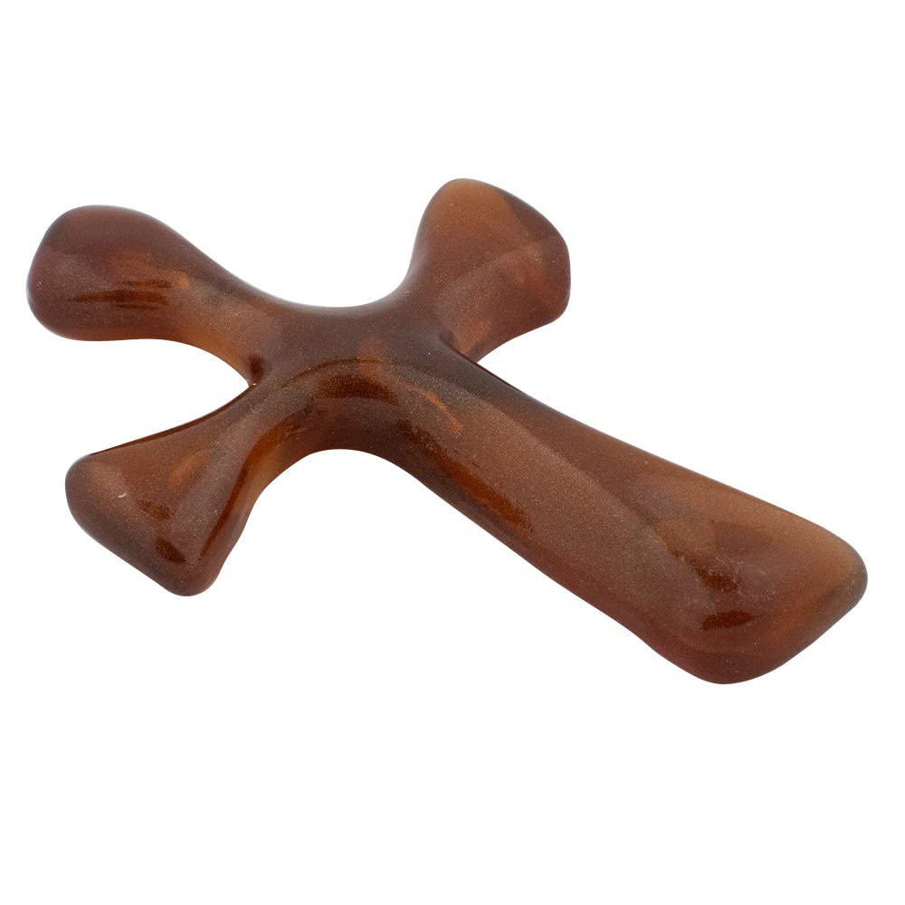 Village Gift Importers Courage and Peace cross in hand offers portable comfort during travel