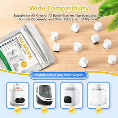 VILLAPOOL tablet dissolving in water demonstrating quick, residue-free cleaning.