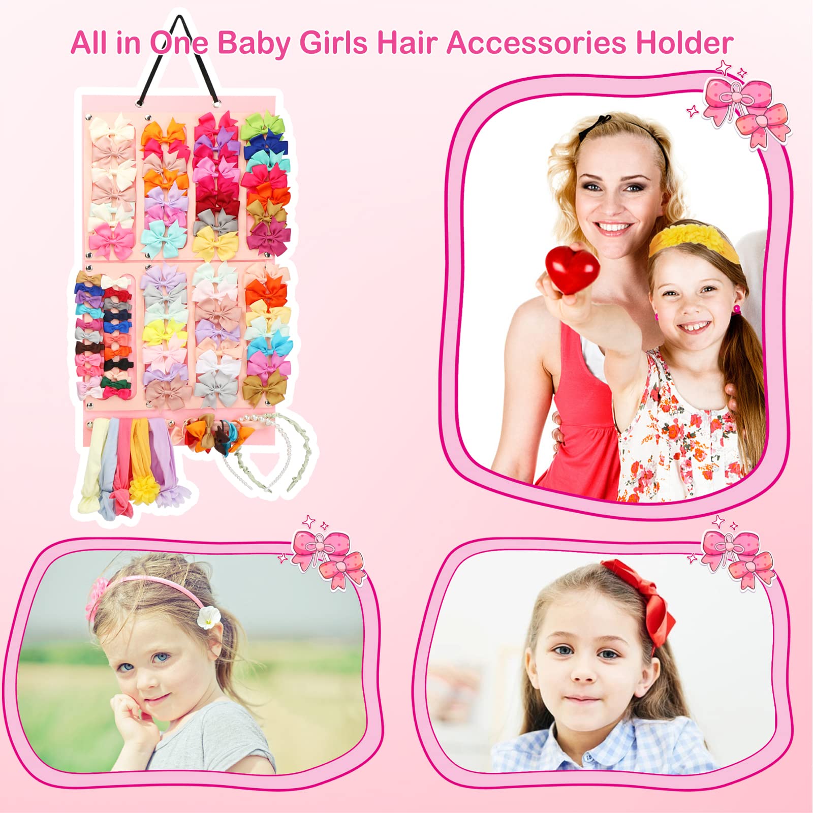 Vimiv baby room decor organizer adds charm to nurseries and play areas.