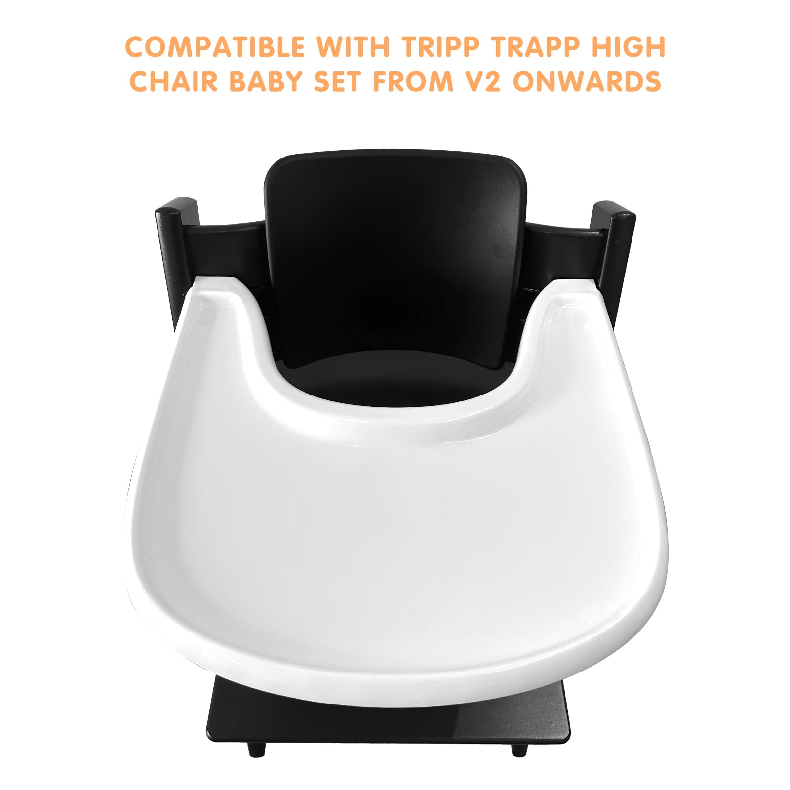 VIMKUS tray supports BLW with stable placement of foods.