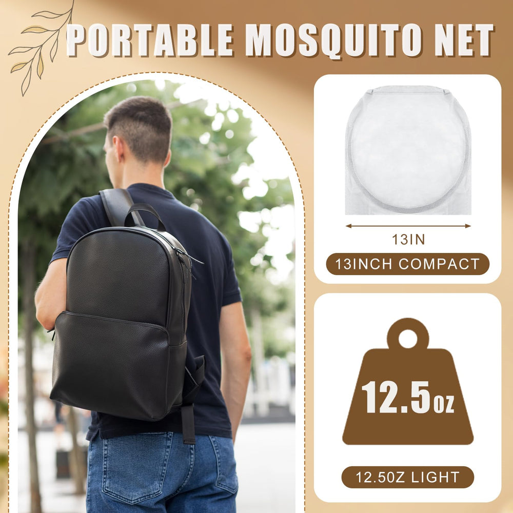 Vincreem portable foldable mosquito net for travel and on-the-go protection.