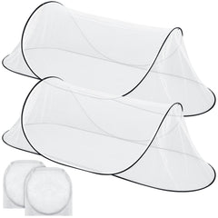 Vincreem two-pcs mosquito net bundle provides backup indoor or outdoor protection.