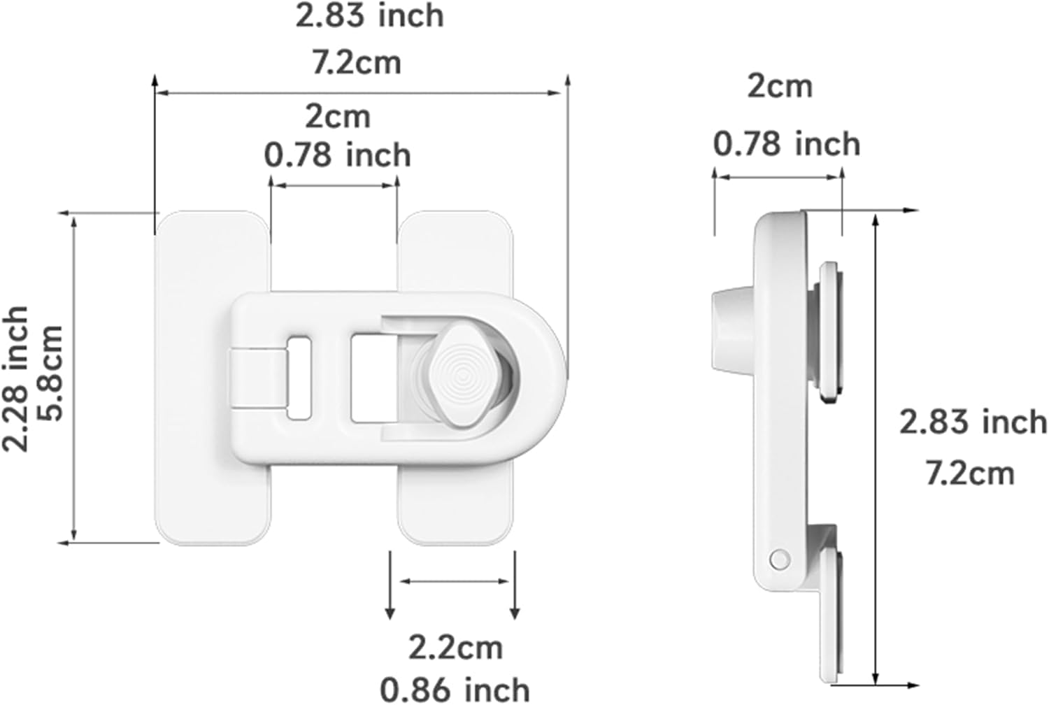 Vipdrive two black locks in pack for versatile appliance protection