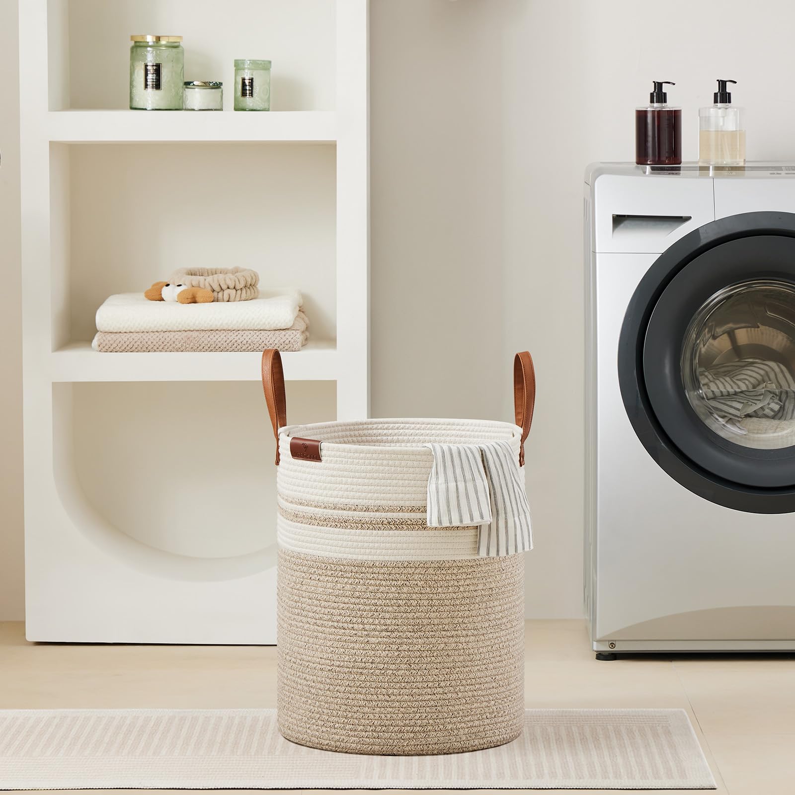 VIPOSCO 53L laundry basket supports daily organization and laundry tasks.