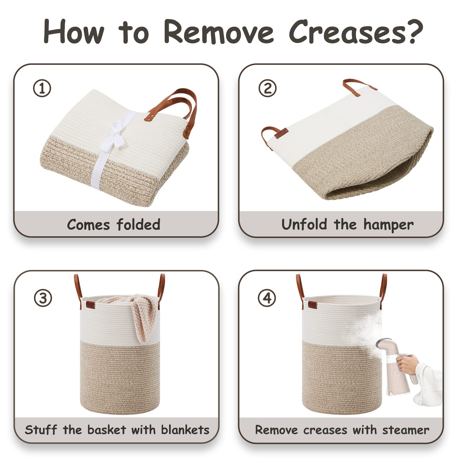 VIPOSCO basket in bedroom keeps toys and laundry neatly organized
