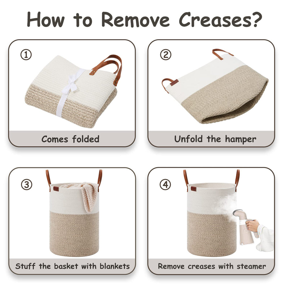 VIPOSCO basket in bedroom keeps toys and laundry neatly organized
