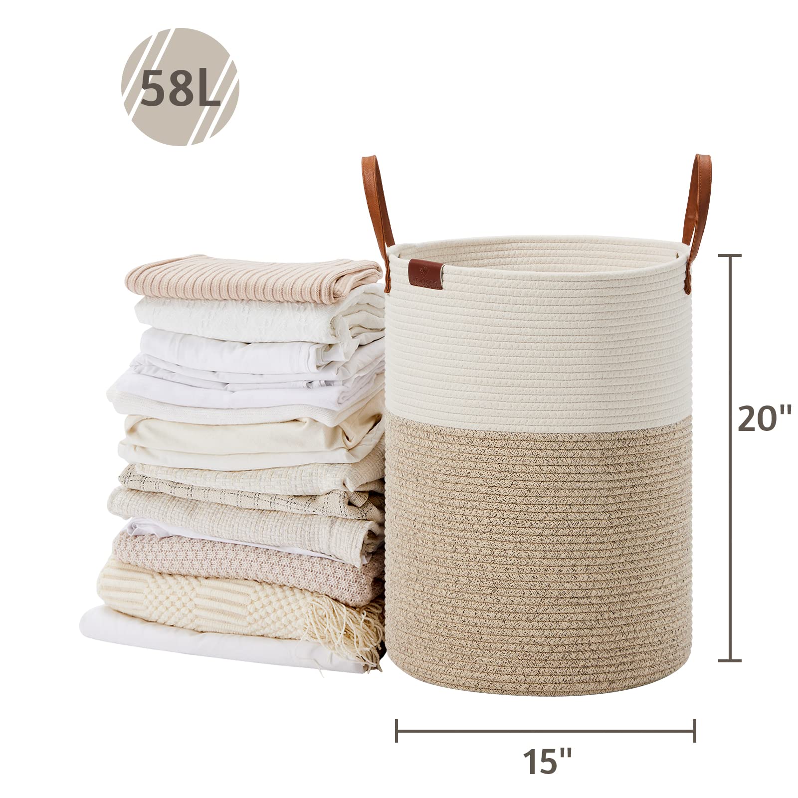VIPOSCO basket in living room blends minimalist decor with practical storage