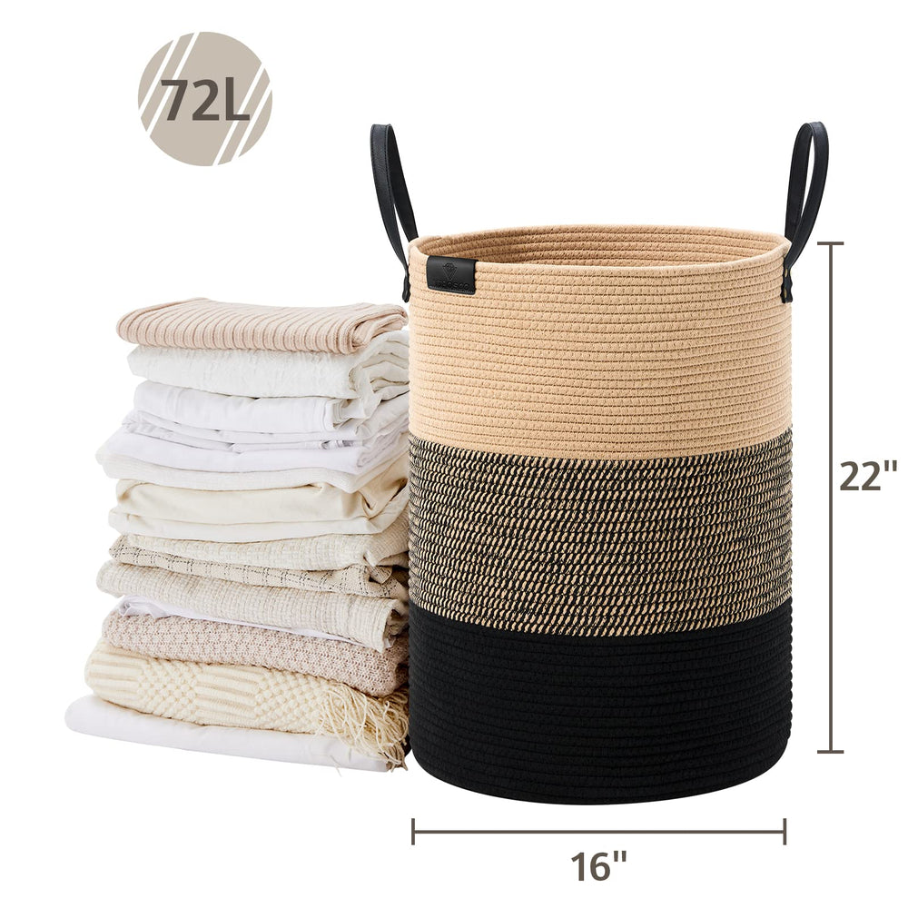VIPOSCO basket complements bedrooms and living rooms while concealing laundry