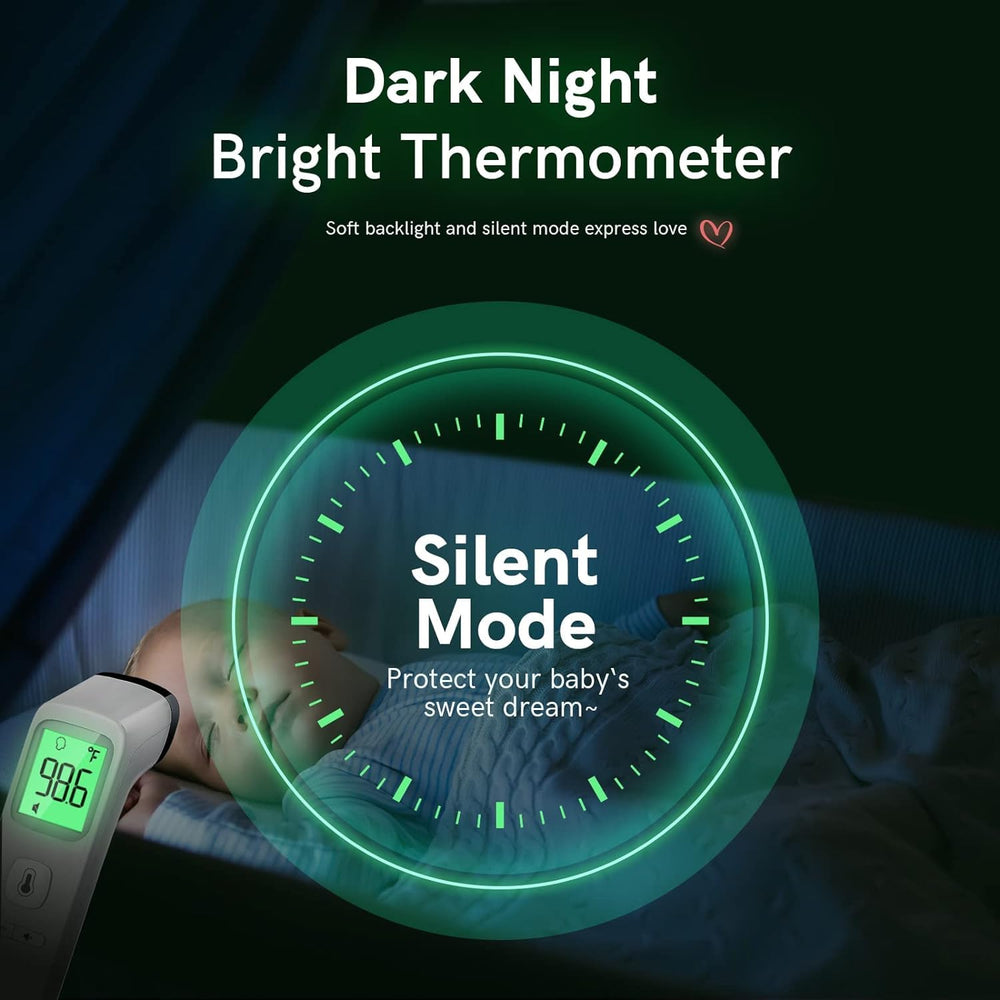 Viproud fever alarm feature indicating elevated temperature at a glance