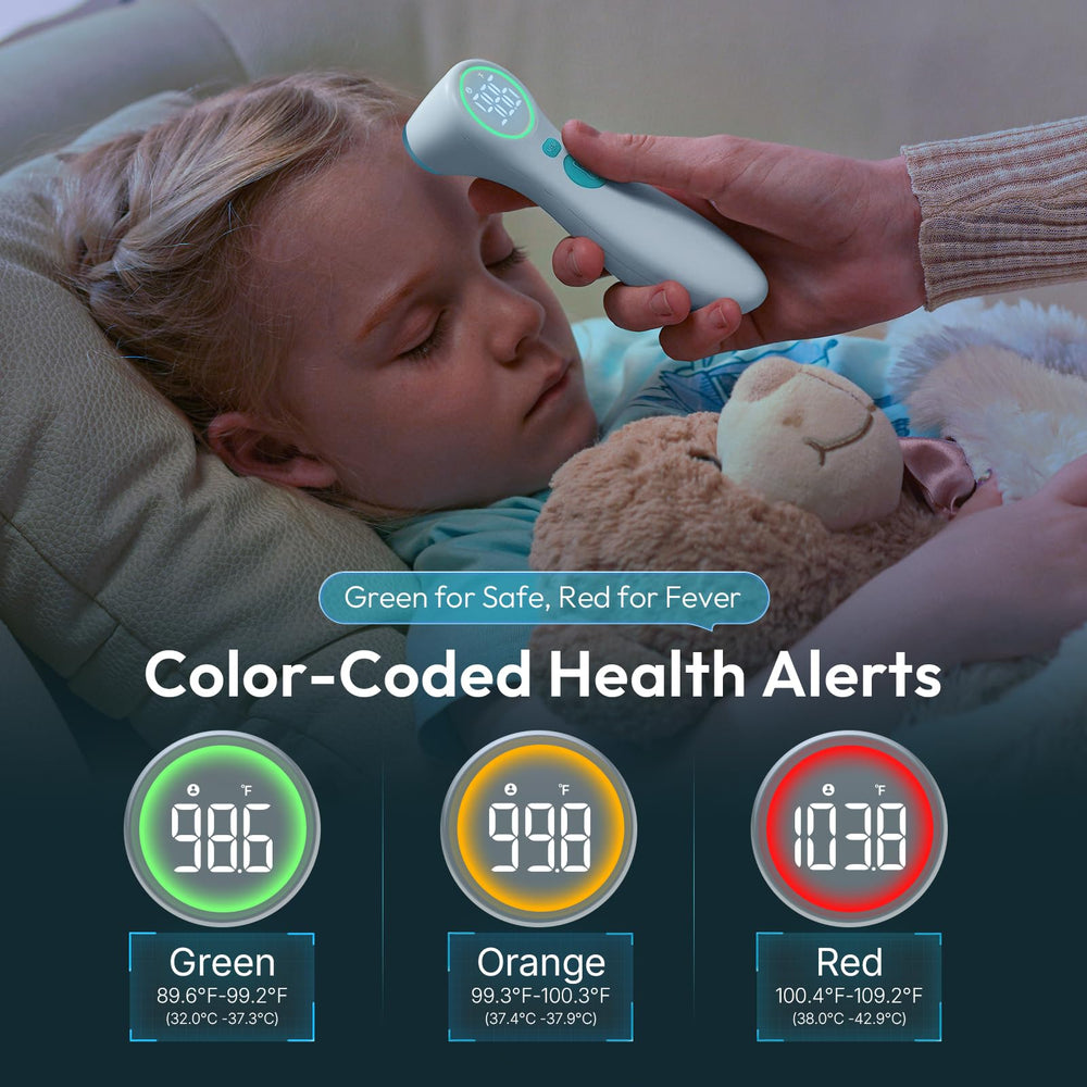 Viproud stores up to 35 readings to track fever trends over time.