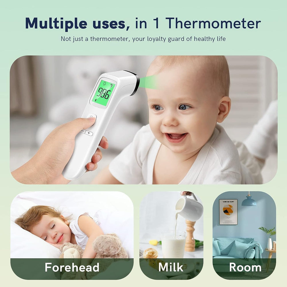 Viproud thermometer with one-button control for easy use