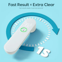 Viproud thermometer color coded buttons show levels at a glance.
