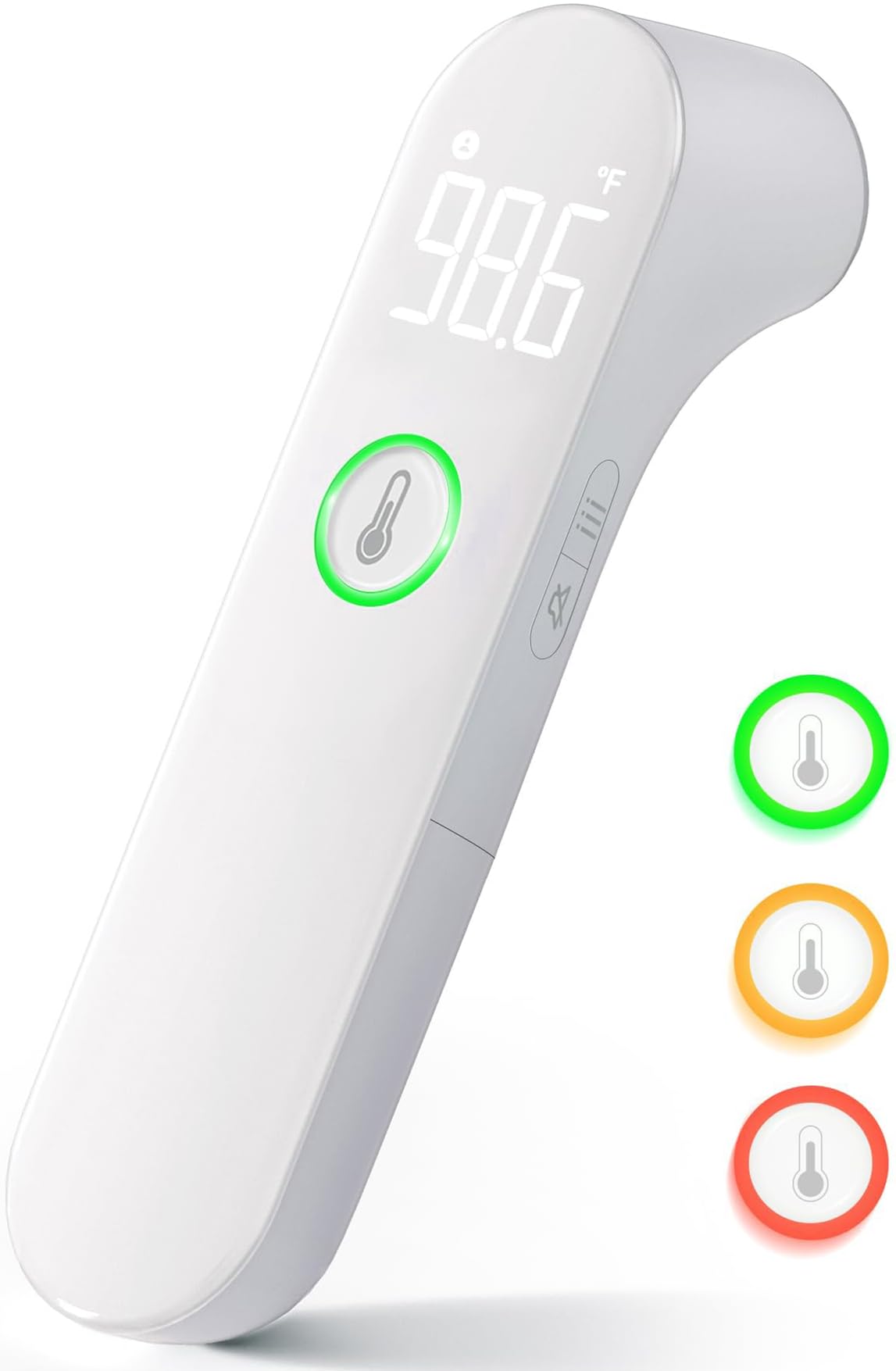 Viproud thermometer ergonomic, lightweight design fits comfortably in your hand.
