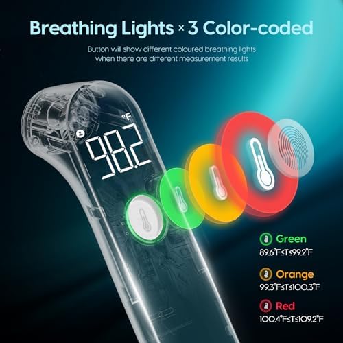 Viproud thermometer memory stores 35 readings for tracking trends.