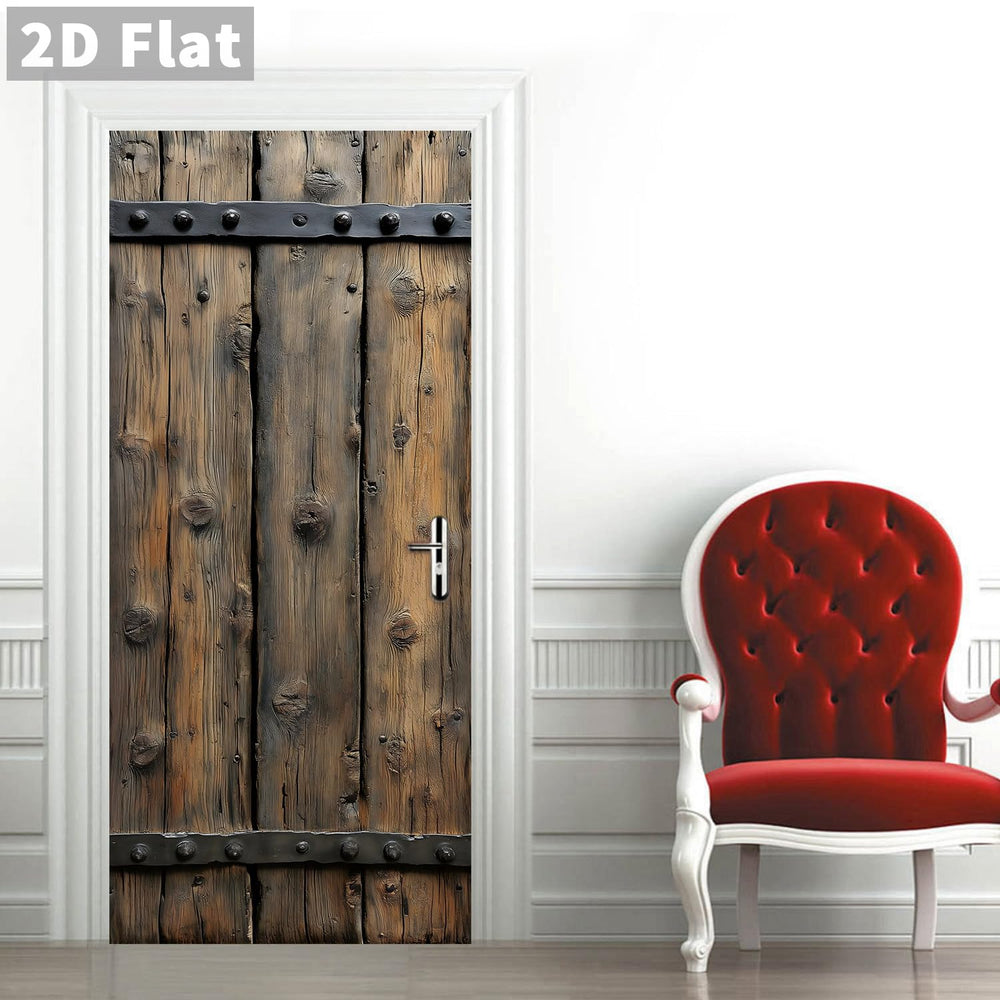 VIRANDA durable door decal that cleans with a damp cloth