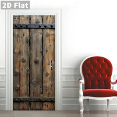 VIRANDA durable door decal that cleans with a damp cloth