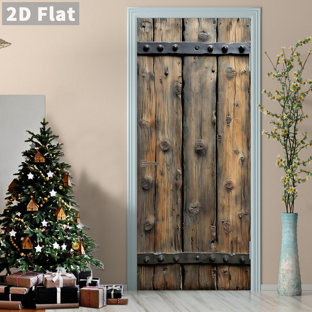 VIRANDA waterproof PVC door sticker for living room durability