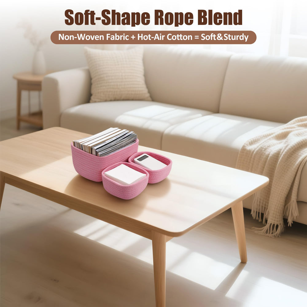 VIRETH HAUS baby-safe and eco-kind bins for nurseries and changing tables.