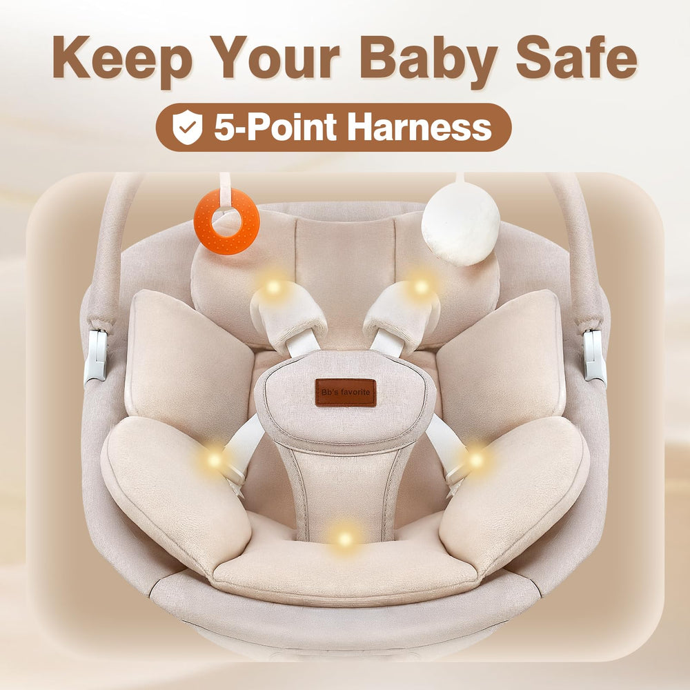 Viriwebaby portable design allows easy movement between rooms