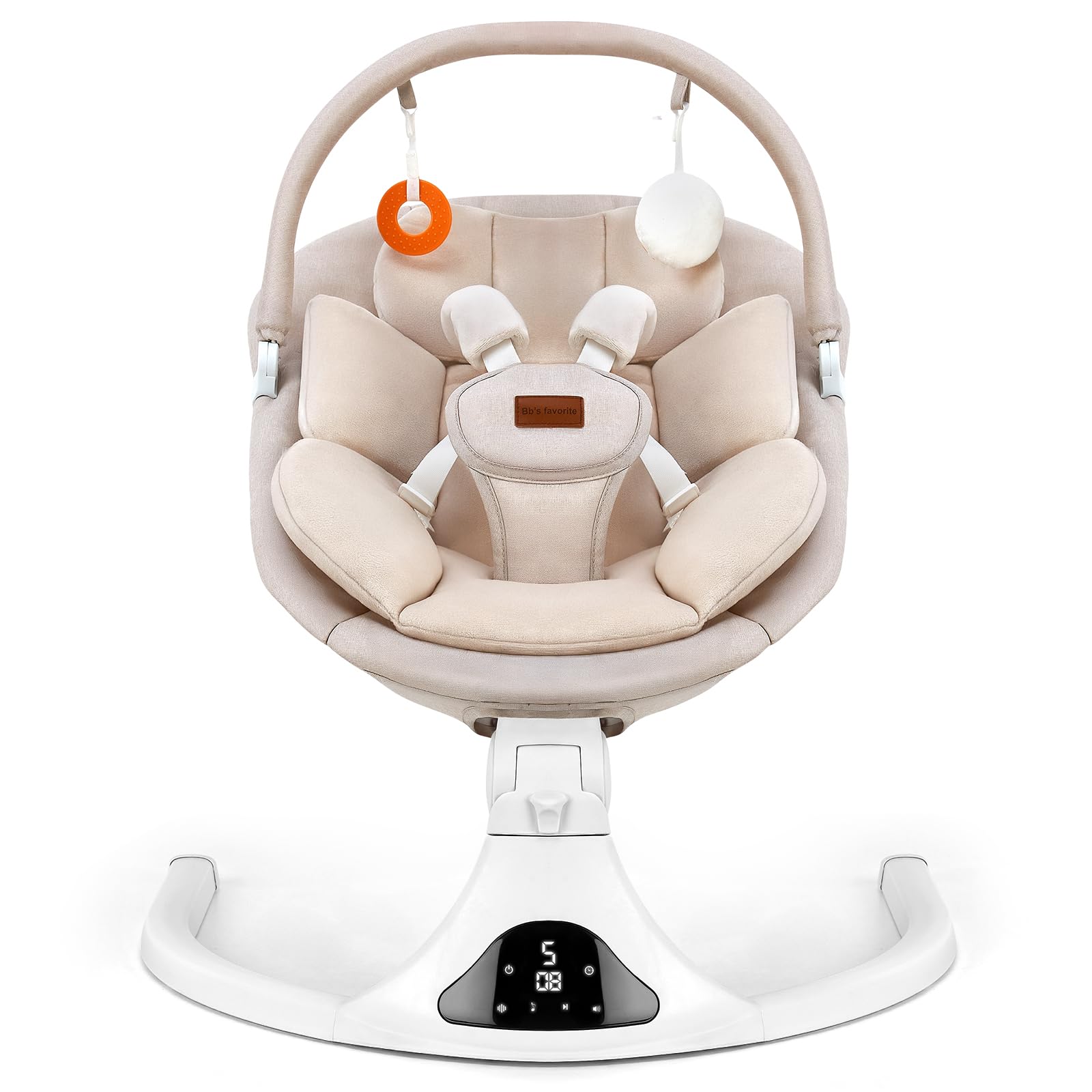 Viriwebaby baby swing with remote control for easy soothing at home