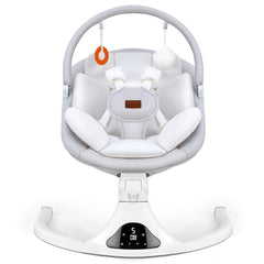 Viriwebaby baby swing with remote control for easy soothing and supervision.