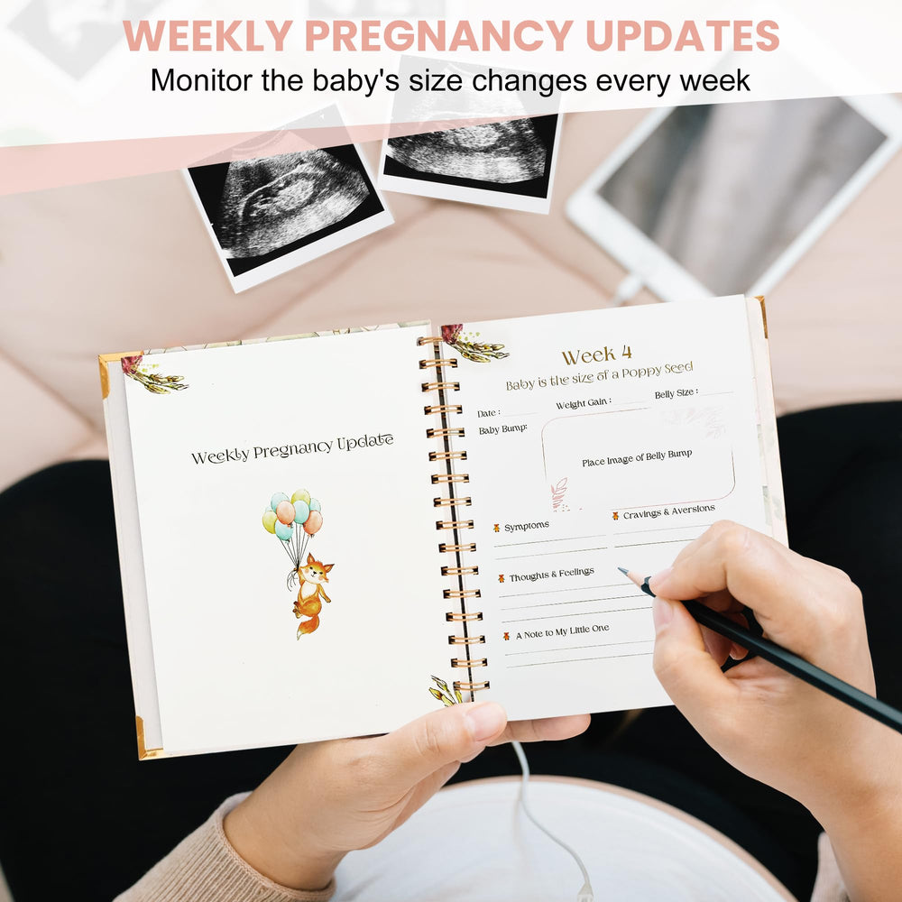 Virproj memory book ultrasound photos page, capture early milestones.