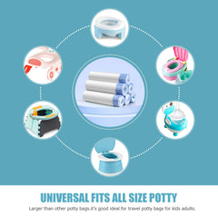VISATOR drawstring-closure liners simplify cleanup after use.
