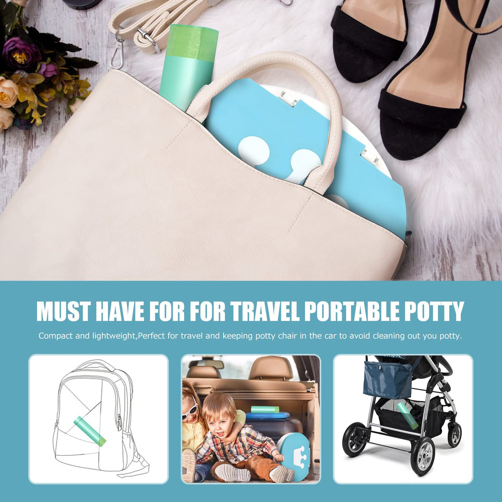 VISATOR eco-friendly packaging for potty liners and ease of storage