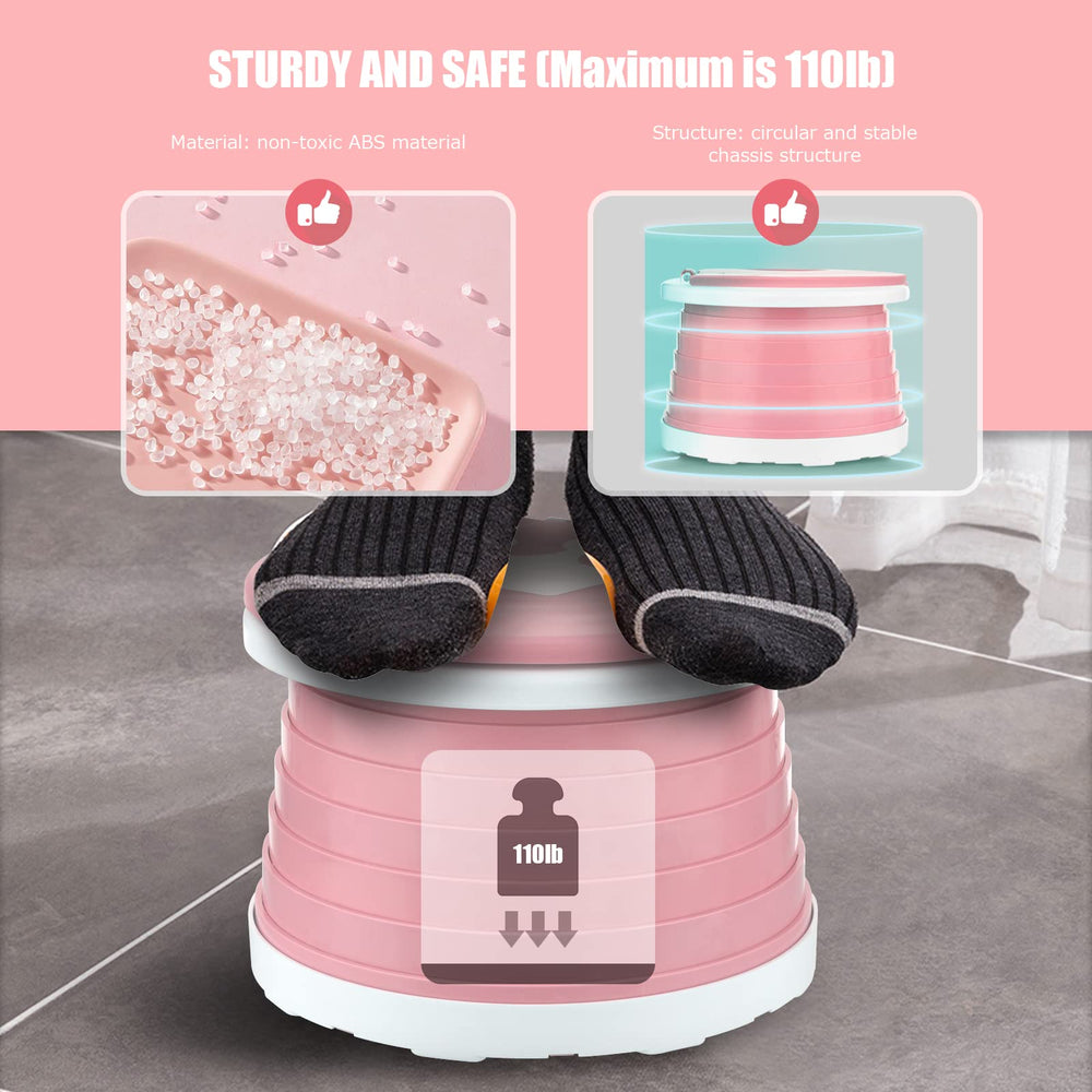 Visator emergency toilet potty pink for quick outdoor solutions.