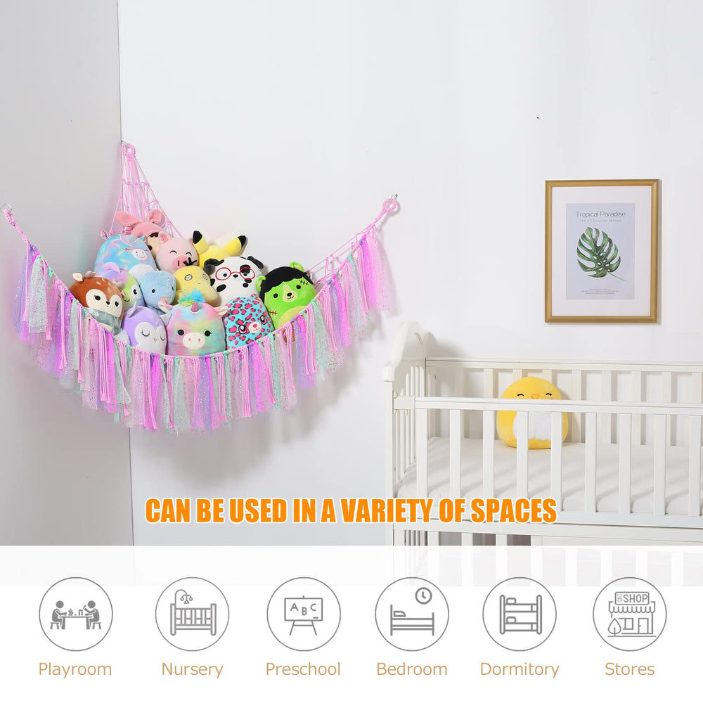 VISATOR LED lights with tassels add warm ambience to kids' room