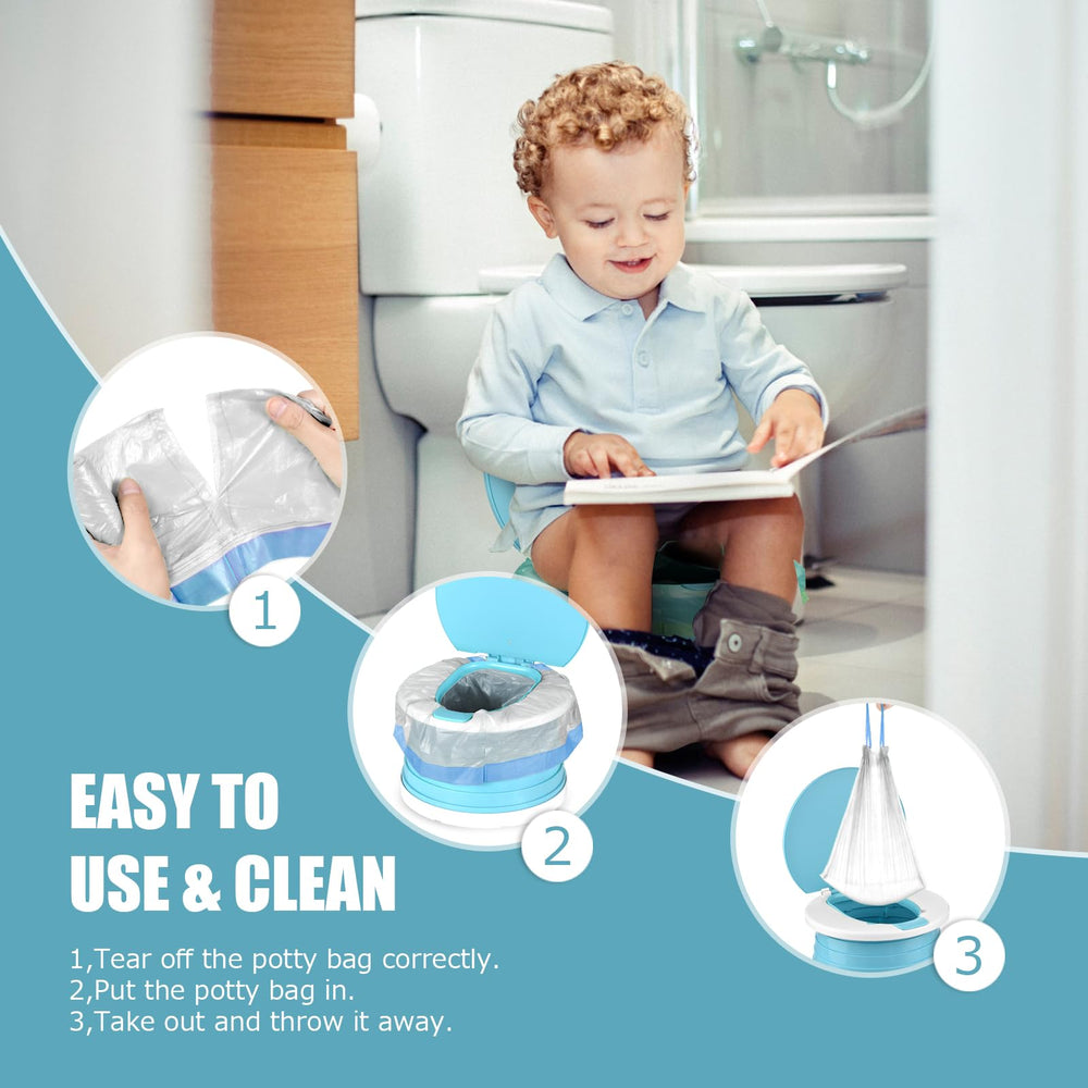 VISATOR one-size liners suit most potty seats for families.