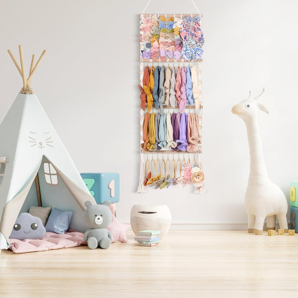 VISATOR wall hanger doubles as chic room decor for a tidy nursery