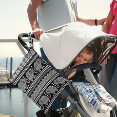 Visesunny wet-pocket wet bag isolates dirty items during outings.