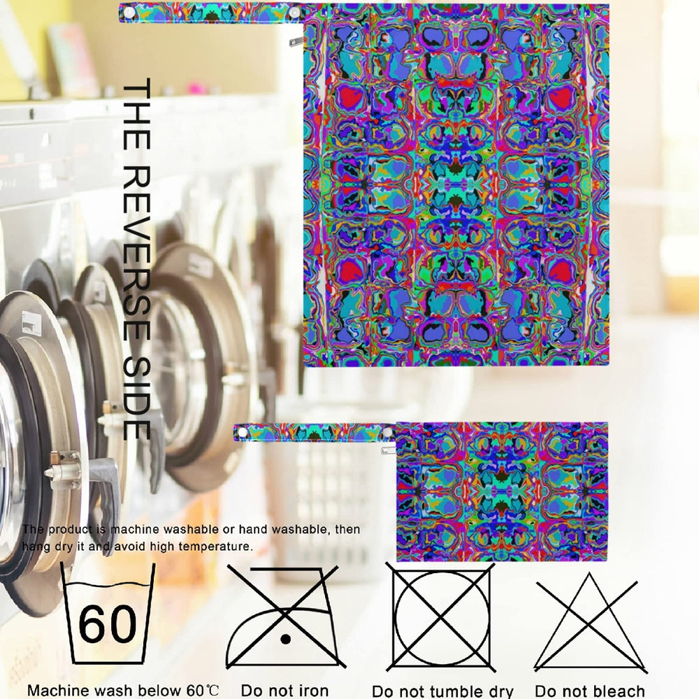 Visesunny bold tie-dye design keeps items stylish and organized.
