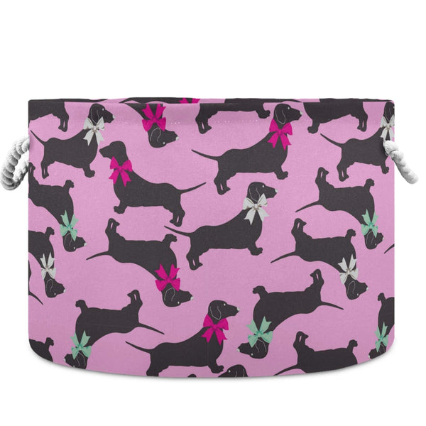Visesunny collapsible large-capacity basket for blankets and toys, stylish and sturdy.
