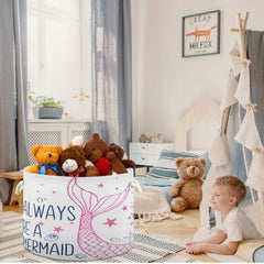 Visesunny Collapsible Storage Bin with sturdy handles for easy transport