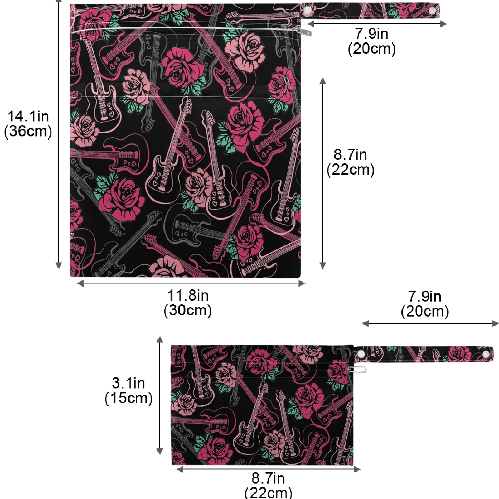 Visesunny cosmetics and toiletries wet bag for compact organization.