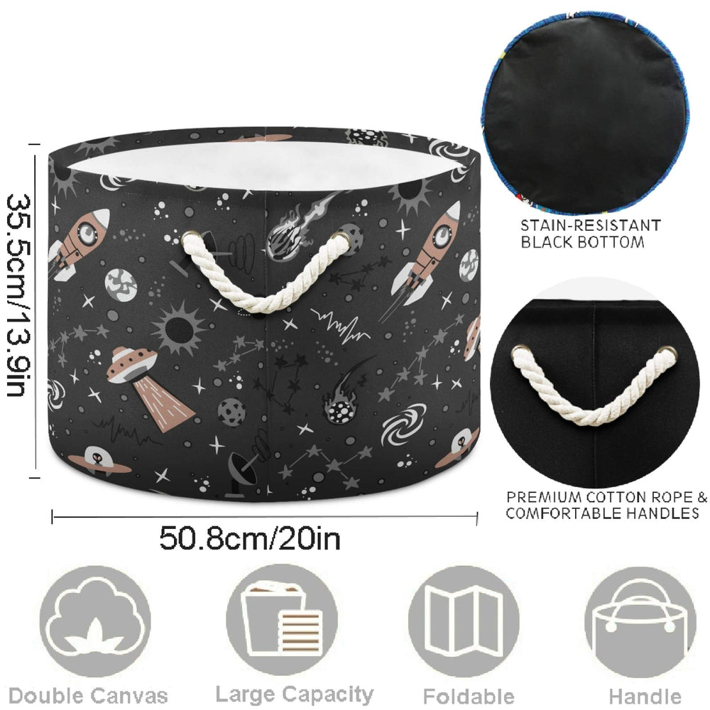 Visesunny decorative bin complements any room decor while organizing