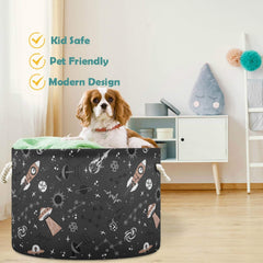 Visesunny large capacity basket ideal for nursery organization and clutter-free rooms