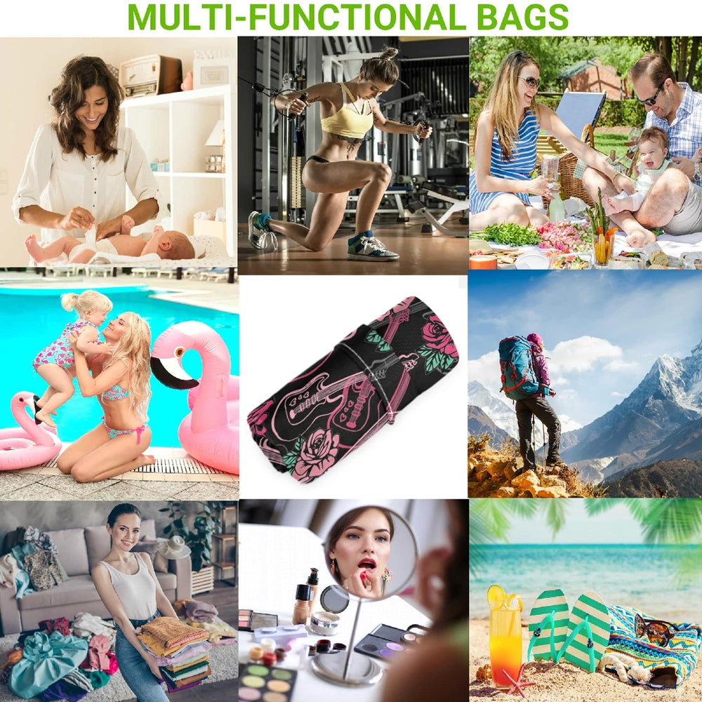 Visesunny small wet bag ideal for toiletries and cosmetics on the go.