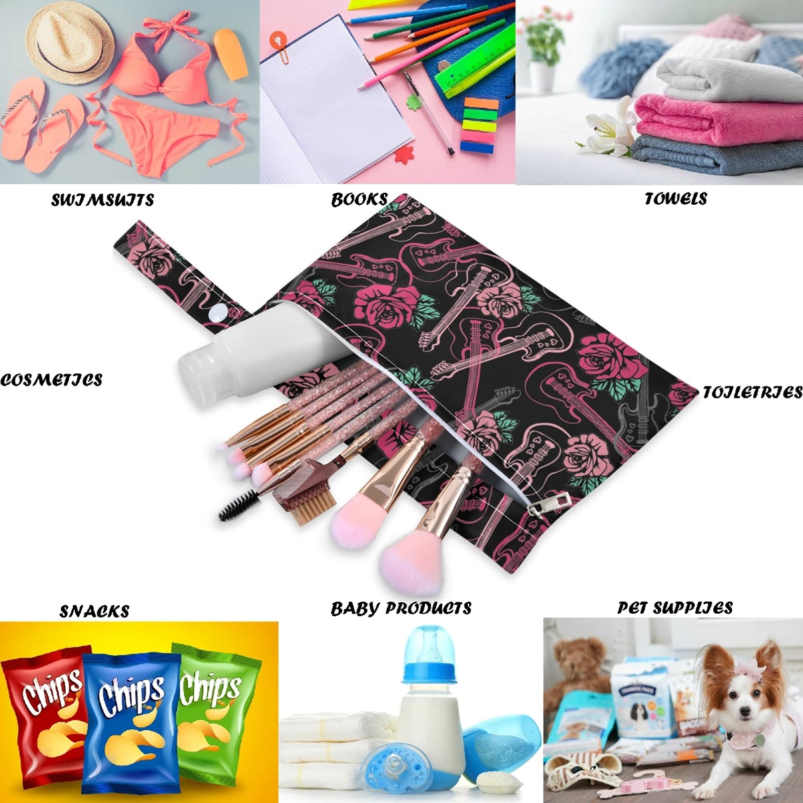 Visesunny travel-ready wet bag shown for beach or trip use.