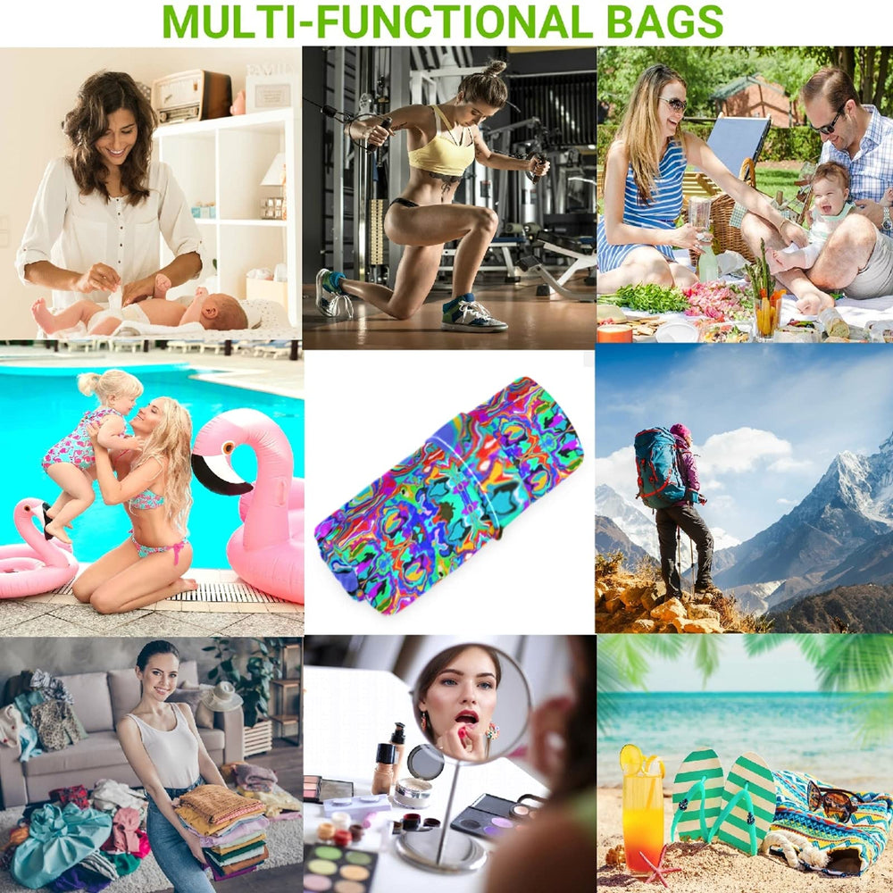 Visesunny travel organizer for diapers, toys, and toiletries.