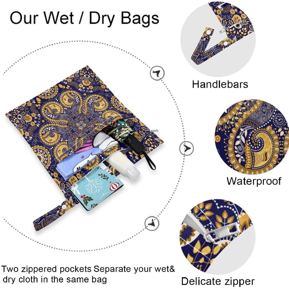 Visesunny washable, water‑resistant polyester TPU wet bag for everyday use.