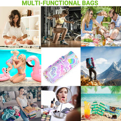 Visesunny water-resistant fabric offers protection for contents.