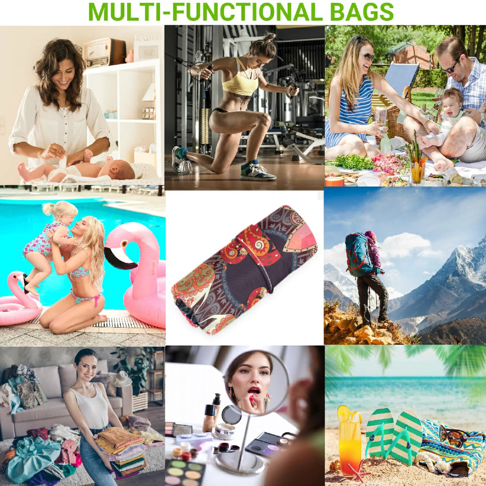 Visesunny Water-Resistant Polyester-TPU Wet Bag ensures easy cleanup and durable use.