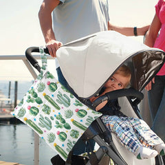 Visesunny wet bag with dual pockets to keep leaks contained while traveling