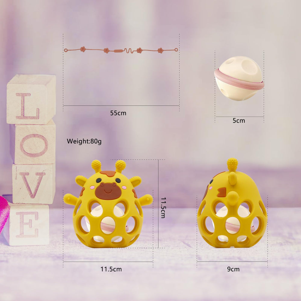 VISEWI 3-pack sensory teether set provides variety for growing babies